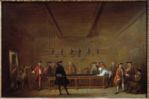 La fiesta en la piscina de Jean Baptiste Simeon Chardin