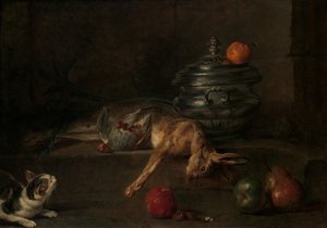La sopera de plata, ca. 1728-30 de Jean Baptiste Simeon Chardin