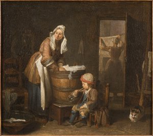 La Lavandera de Jean Baptiste Simeon Chardin