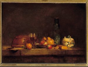 El tarro de aceitunas de Jean Baptiste Simeon Chardin