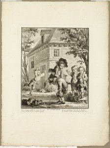 Rana saltarina, de Los juegos de los erizos de París de Jean Baptiste Tilliard I