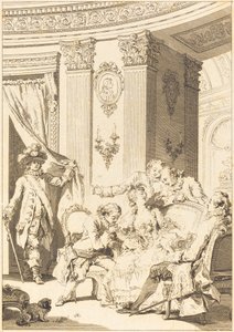 El Marido Confesor de Jean Baptiste Tilliard and Antoine Jean Duclos after Jean Honoré Fragonard