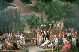 Una partida de caza turca con el sultán Ahmed III