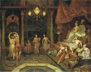 Entreteniendo al sultán de Jean Baptiste Vanmour
