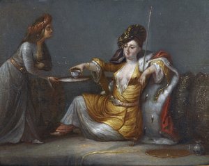 La sultana tomando café