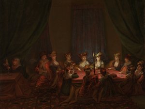 Cartas de juego del Partido de los Armenios
Fiesta armenia a las cartas de Jean Baptiste Vanmour