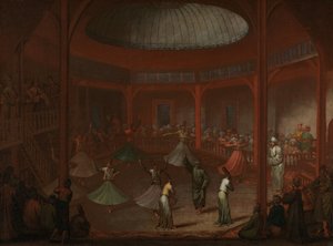 Los derviches giratorios
Derviches bailando de Jean Baptiste Vanmour