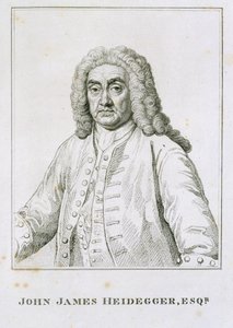 John James Heidegger (1666-1749) de Jean Baptiste van Loo