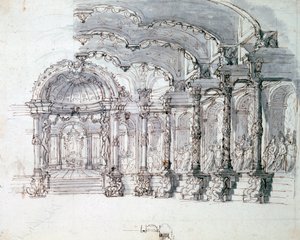 Diseño de escenografía para la ópera 