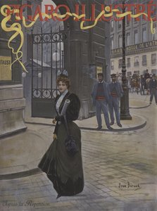 Después del ensayo. Portada de Le Figaro Illustré, abril 1896
