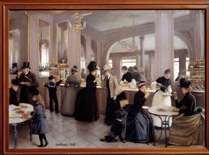 La passerie gloppe avenida de los Campos Elíseos de Jean Beraud