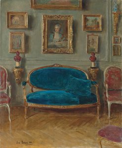 El sofá azul, 1912 de Jean Beraud