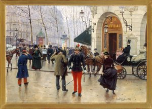 El teatro Vaudeville de Jean Beraud