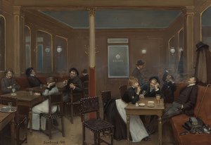 Taberna de estudiantes. 1889 de Jean Beraud