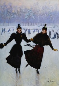 Los patinadores; Les Patineuses de Jean Beraud