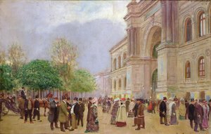 La salida del Salón en el Palais de L