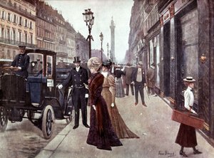 La rue de la paix en París, c. 1900 (pintura) de Jean Beraud