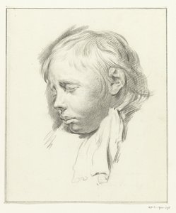 Cabeza de niño dormido