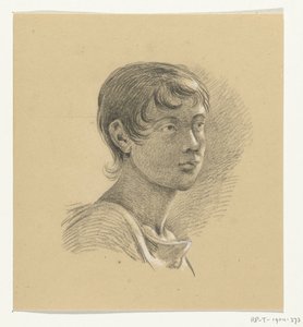 Cabeza de un niño, a la derecha de Jean Bernard