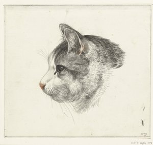 Cabeza de gato, a la izquierda de Jean Bernard