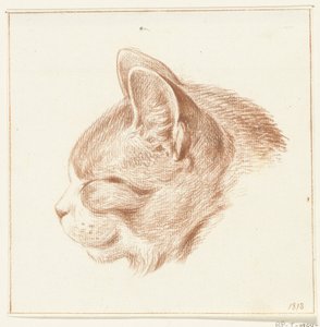 Cabeza de gato, a la izquierda de Jean Bernard