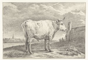Toro de pie, a la derecha de Jean Bernard
