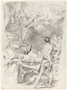 Martirio de los santos Proceso y Martiniano de Jean Bernard Restout