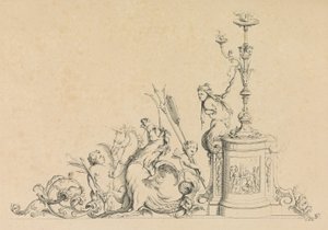 Diseños arabescos para varios usos inventados por J.B. Toro, 1716 de Jean Bernard Toro