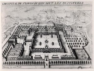 Hospital Saint-Louis, principios del siglo XVII de Jean Boisseau