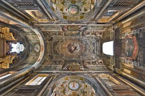Apoteosis de San Francisco, Iglesia de San Francisco, Sassuolo, Italia de Jean Boulanger