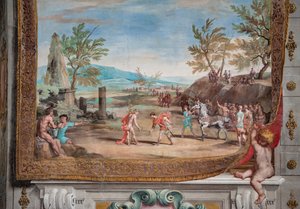El encuentro en Egipto de Proteo, rey de Menfis, con Baco de Jean Boulanger