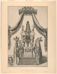 Catafalco de María Teresa de Austria, Notre Dame, París