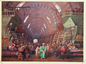 Un Bazar en Constantinopla, 1873