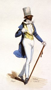 Una mulata en las Antillas francesas, hacia 1850 (grabado) de Jean Charles (1800 79) Pauquet