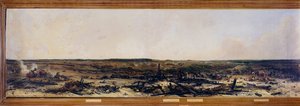 Campaña de Rusia: Panorama de la Batalla de Moscova el 7/09/1812 de Jean Charles Langlois