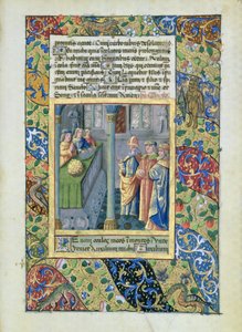 La Orden del Toisón de Oro de las Horas de Luis de Orleans, 1469 de Jean Colombe
