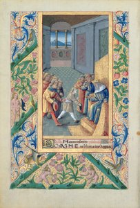 Ms Lat. Q.v.I.126 f.53v David siendo enviado a Saúl, del 