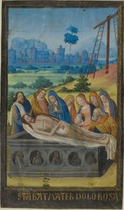 El Entierro (Oración Stabat Mater), de un Libro de Horas