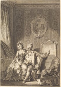 El calendario de los ancianos de Jean Dambrun after Jean Honoré Fragonard