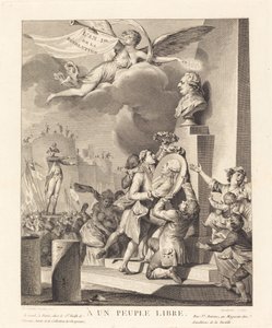 A un pueblo libre de Jean Dambrun after Jean Michel Moreau