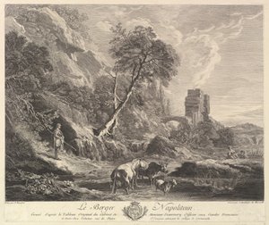 Pastor napolitano, 1758 de Jean Daullé