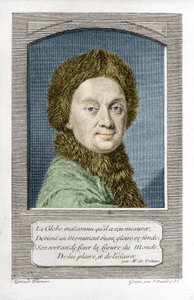 Pierre Louis Moreau de Maupertuis, astrónomo (1698 - 1759), grabado por J. Daullé en 1755 de Jean Daullé