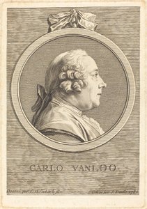 Carle Vanloo de Jean Daullé after Charles Nicolas Cochin II