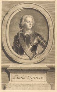 Luis XV de Jean Daullé after Hyacinthe Rigaud