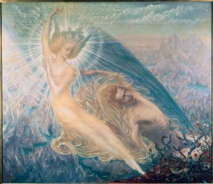 El ángel de los esplendores de Jean Delville