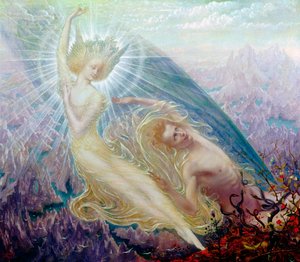 El ángel de los esplendores de Jean Delville