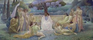 La escuela de Platón de Jean Delville