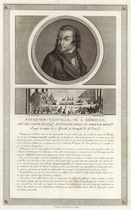 Retrato de Antoine Quentin Fouquier de Tinville de Jean Duplessi Bertaux