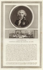 Retrato de Charles Alexandre, vizconde de Calonne