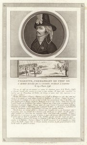 Retrato de François de Charette de Jean Duplessi Bertaux